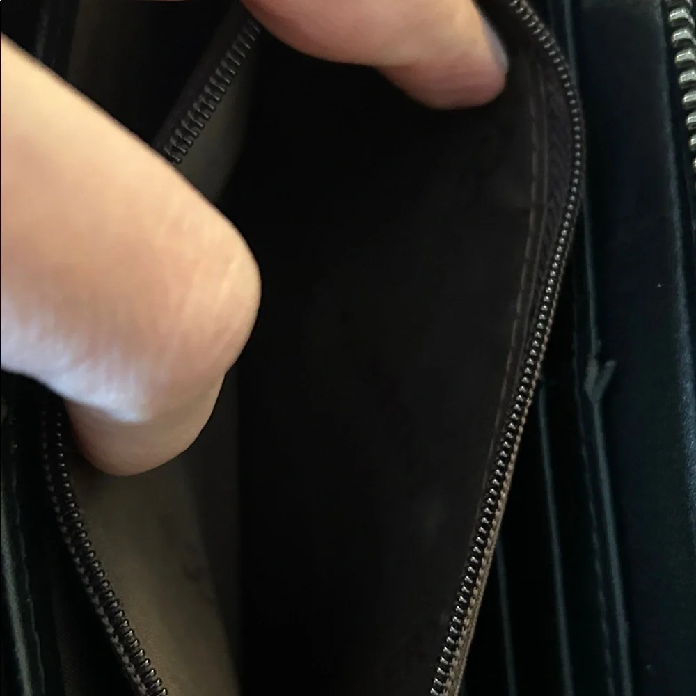 Black ENERGY Wallet with Wrist Strap